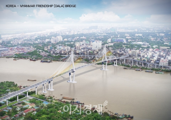 한-미얀마 우정의 다리 프로젝트 조감도. 사진=GS건설