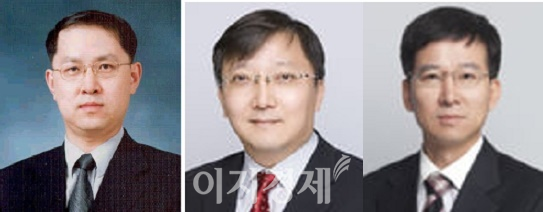 김근익(왼쪽부터), 최성일, 김도인 신임 금융감독원 부원장. 사진=금융감독원