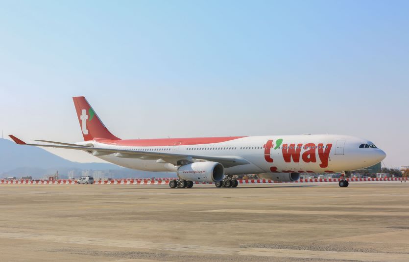 티웨이항공이 347석 규모의 대형 항공기를 도입했다. 사진=티웨이항공