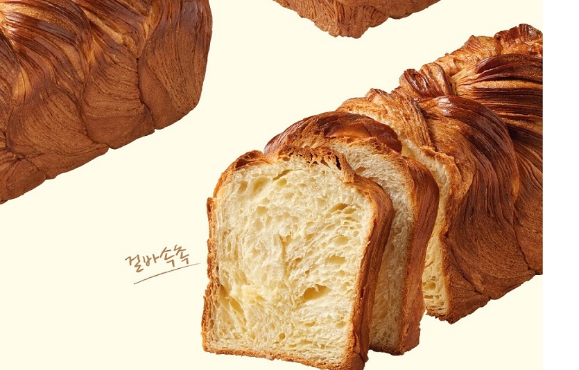 ‘식빵 맛집’ 뚜레쥬르가, 겉바속촉 72겹의 정성 데니쉬 식빵을 출시했다. 사진=CJ푸드빌