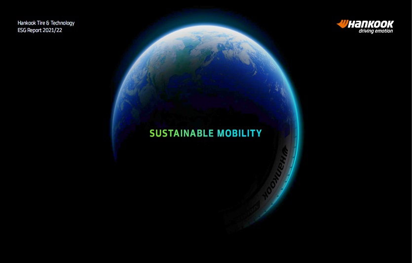 [사진자료1] 한국타이어, 지속가능경영 담은 ‘2021,22 ESG 보고서’ 발간.jpg