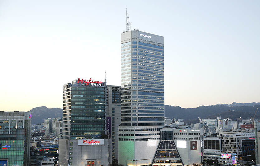 서울 동대문 두산타워 전경. 사진=두산