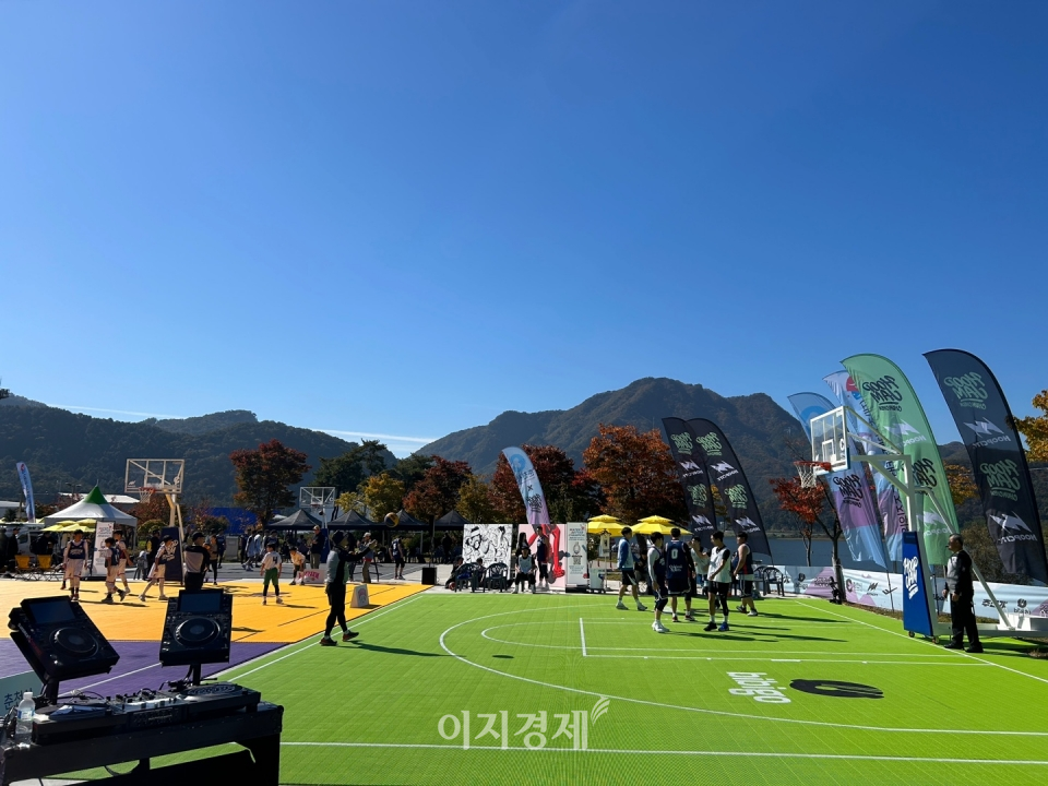 '2023 훕잼 춘천'의 마지막 날 DEFS와 청달의 경기 모습이다. 사진=김선주 기자