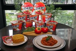 [현장] 농심, ‘스파게티 토마토’ 출시…‘간편한 정통 스파게티’