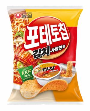 “이번엔 김치사발면이다” 농심, ‘포테토칩 김치사발면맛’ 출시