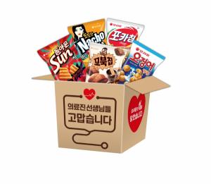 [사회공헌] 오리온그룹, 전국 코로나19 선별진료소에 간식 상자 지원
