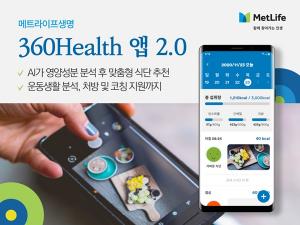 메트라이프생명, AI 기능 확장한 ‘360Health 앱 2.0’ 출시