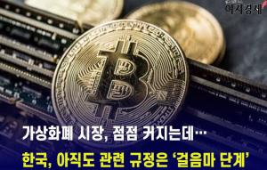 [이지경제 뉴스데스크] 가상화폐시장 확대 추세, 韓 관련 규정 ‘걸음마 수준’