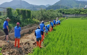 신한금융그룹, 충북지역 수해 복구 봉사