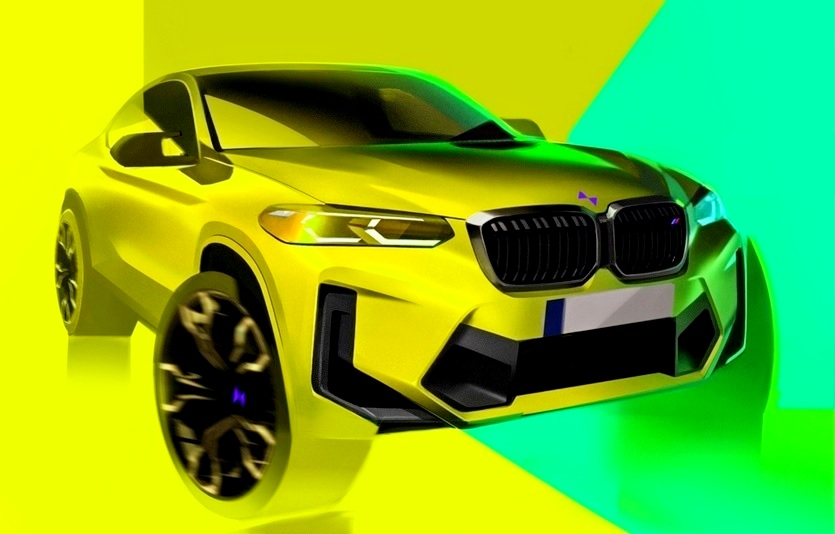 한국타이어는 독일 BMW의 고성능 스포츠유틸리티차량 ‘X3 M’과 ‘X4 M’에 ‘벤투스 S1 에보 Z’ OE로 공급한다. BMW X4 M 그래픽 디자인. 사진=BMW