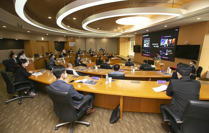 7월 11일 서울 서초동 LG전자 R&D캠퍼스에서 2022 AI원팀 전체회의가 열렸다. 사진=KT