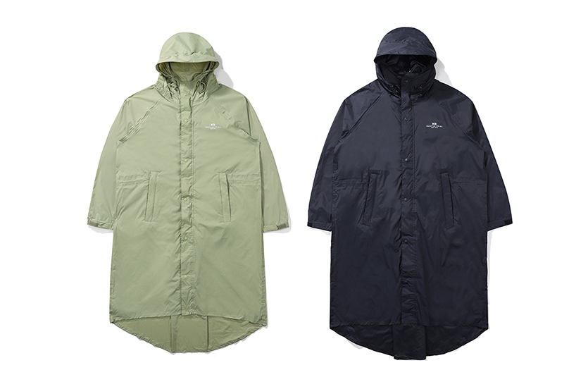 K2는 야외 활동과 일상에서 착용하기 좋은 ‘경량 레인 코트’를 출시했다. 사진=K2