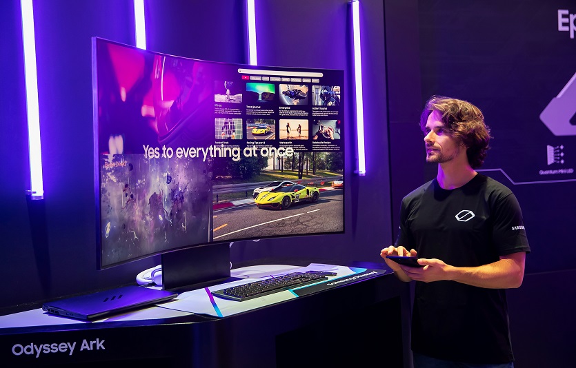삼성전자는 게임스컴 2023에서 한층 강화된 성능의 오디세이 아크도 첫 공개한다.