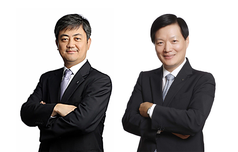 (왼쪽부터) 한채양, 박주영 대표이사. 사진=신세계그룹