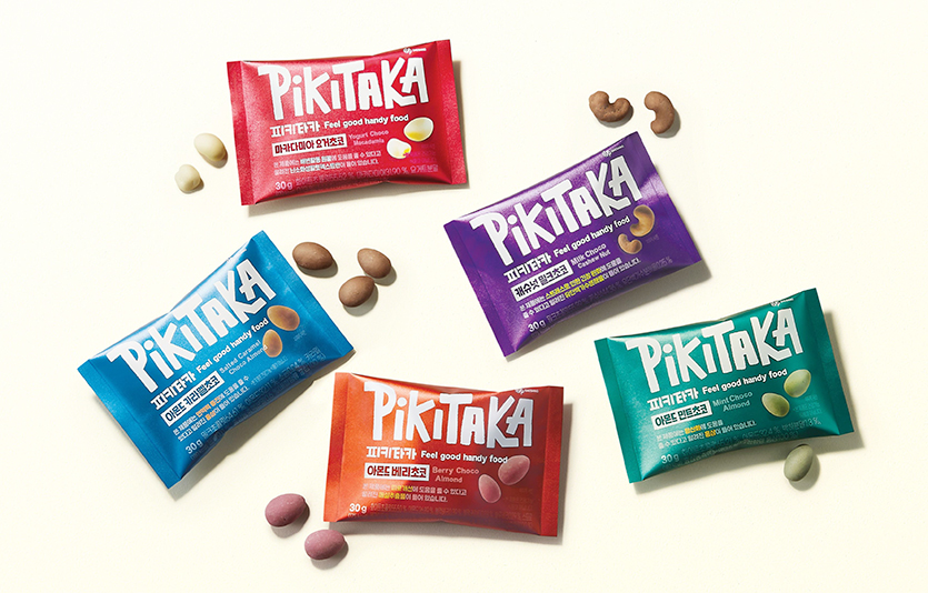 대상㈜이 간편호감식 브랜드 ‘피키타카’를 론칭하고 신제품 초콜릿 5종을 선보인다. 사진=대상㈜