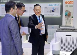 코웨이, 중국 ‘국제수입박람회’ 참가…물·공기 전문기업 이미지 부각