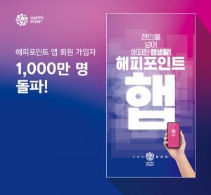 SPC그룹 ‘해피포인트 앱’, 국내 식음료 멤버십 최초 회원 1000만명 돌파
