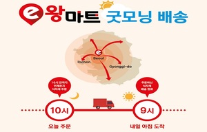 '식자재왕' 새벽배송, 인천·경기로 서비스지역 확장